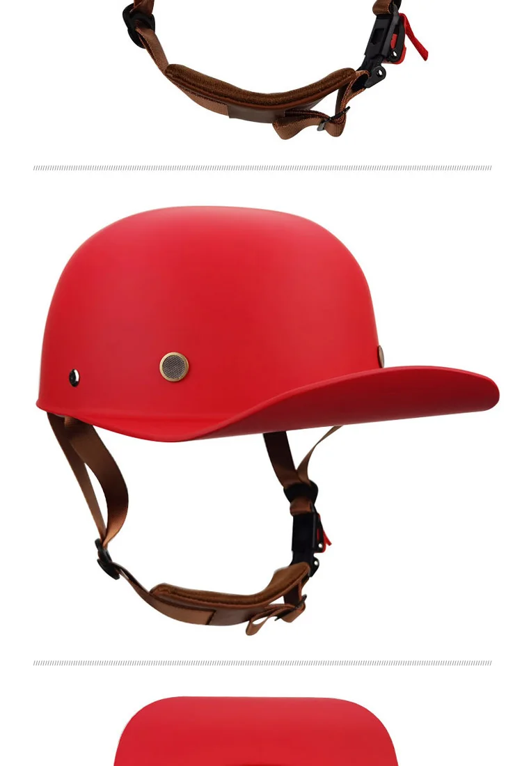 New Safety Riding Helmet Baseball Cap Half Helmet Bicycle Cap Helmet