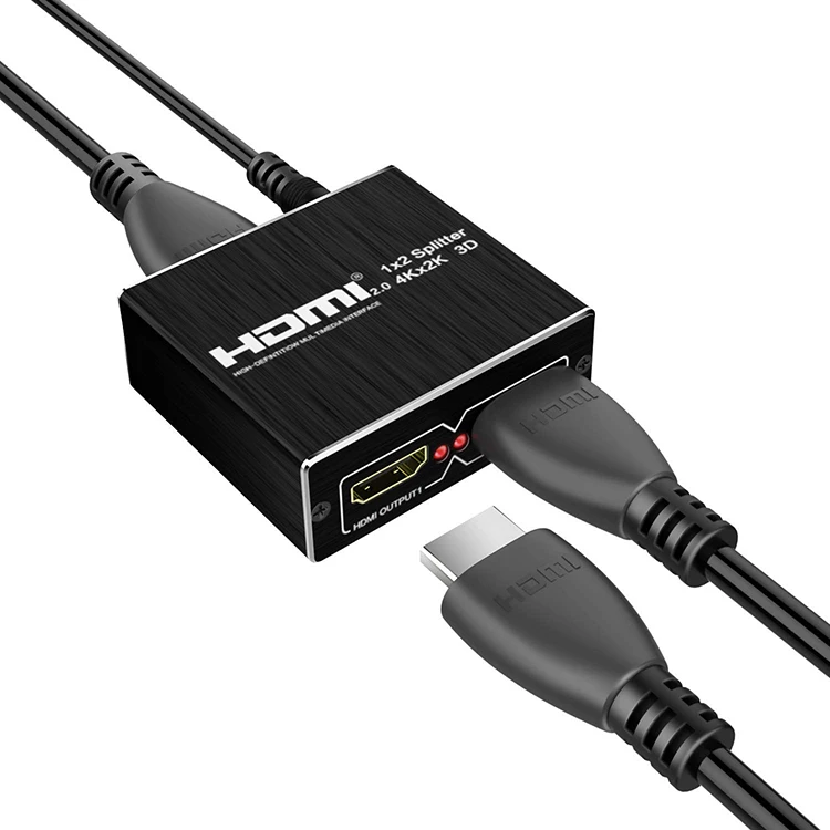 Justlink 1X2 HDMI Splitter - 4K Ultra HD Video Distributor