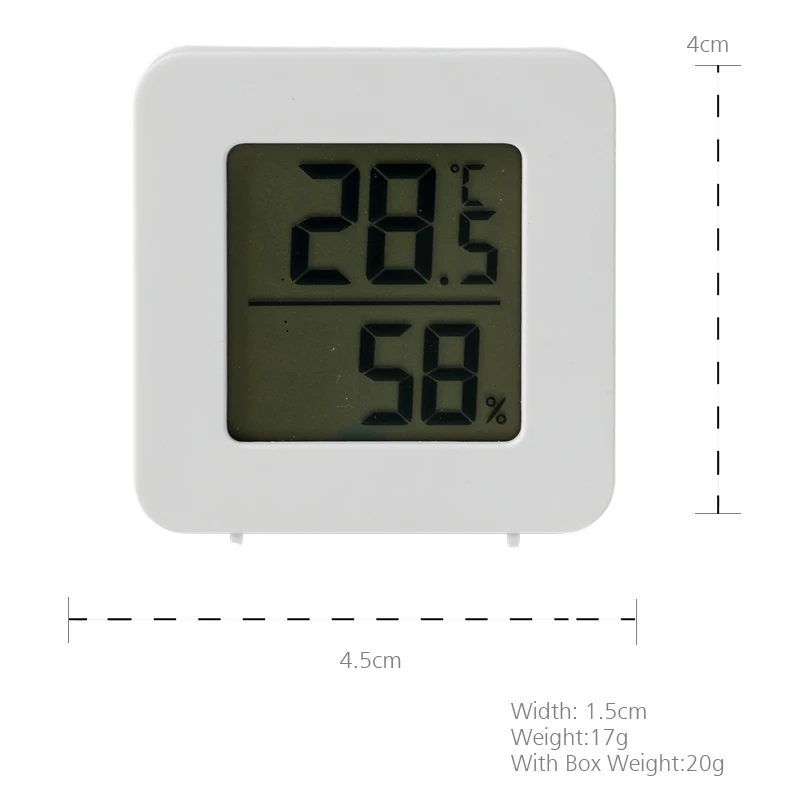 Hot Style Electronic Digital Indoor Hygrometer Mini Cute Accurate Temperature Humidity Monitor Household Thermometers