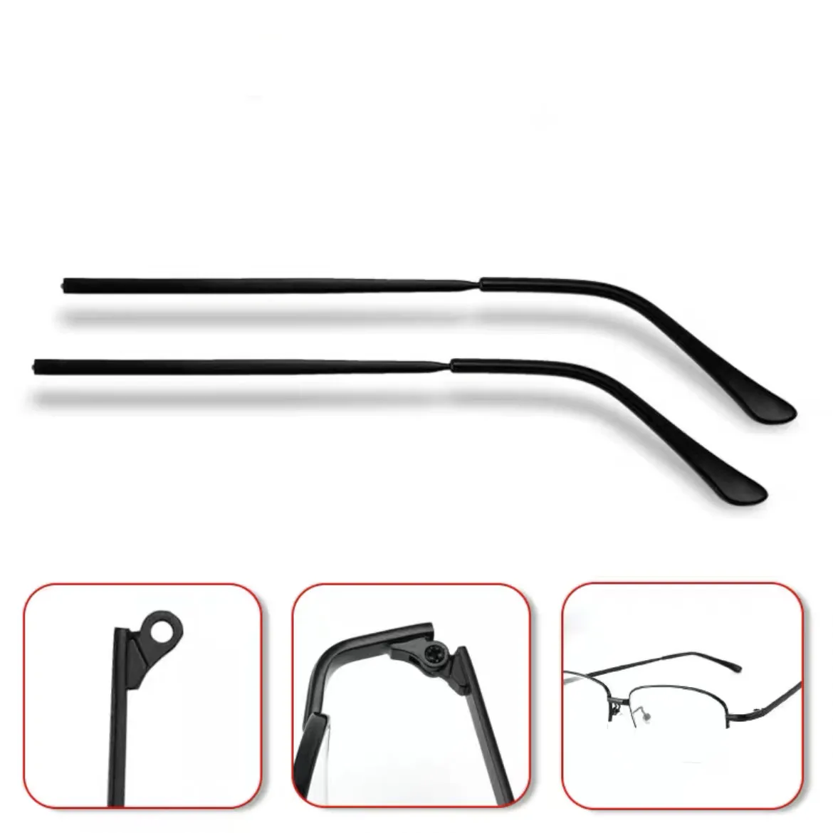 Multi Color Metal Glasses Temple Sunglasses Arm Eyewear Frame Temple Replacement
