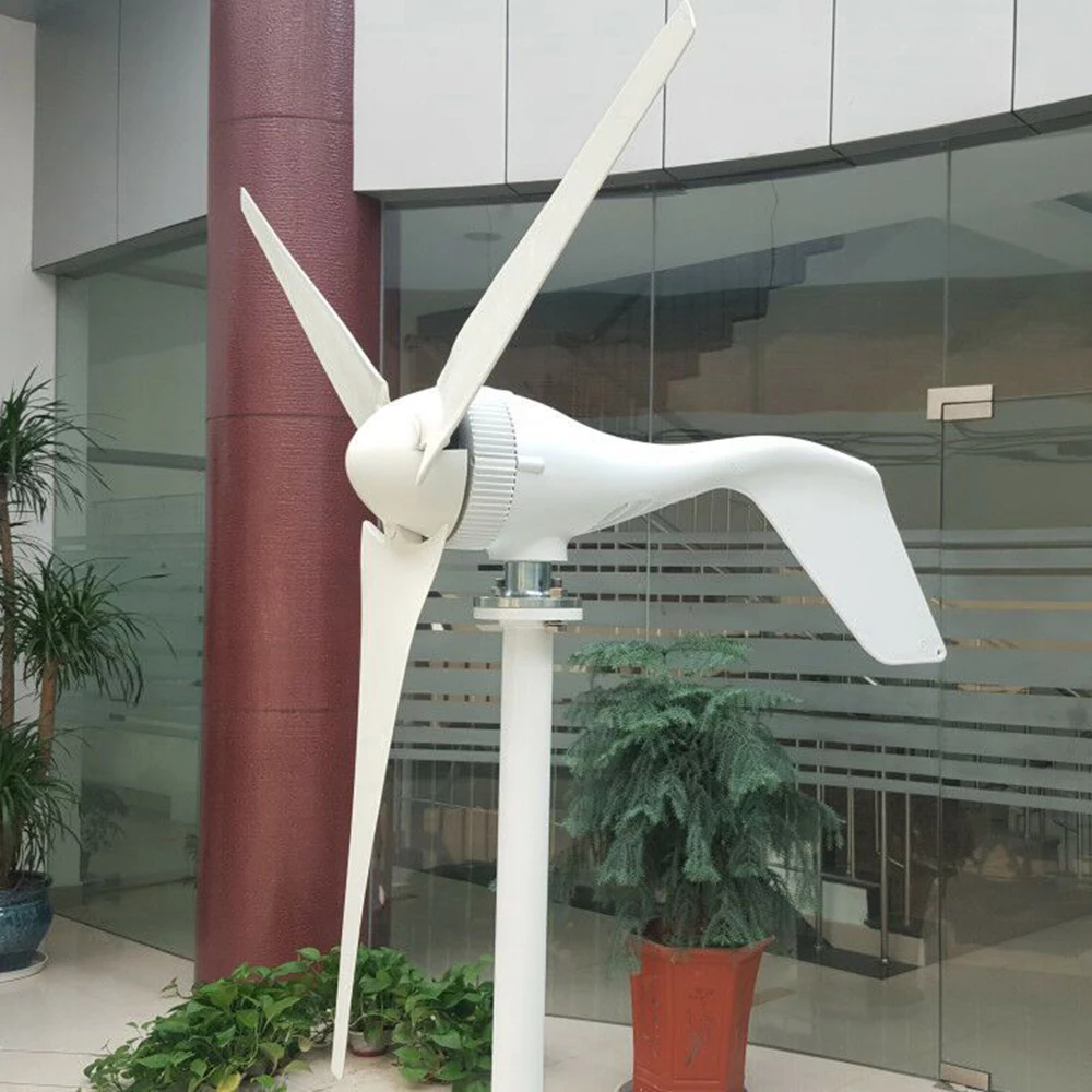 風力発電 600w 24v 家庭用小型低速風力タービンルーフ24v600w水平風力タービン| Alibaba.com