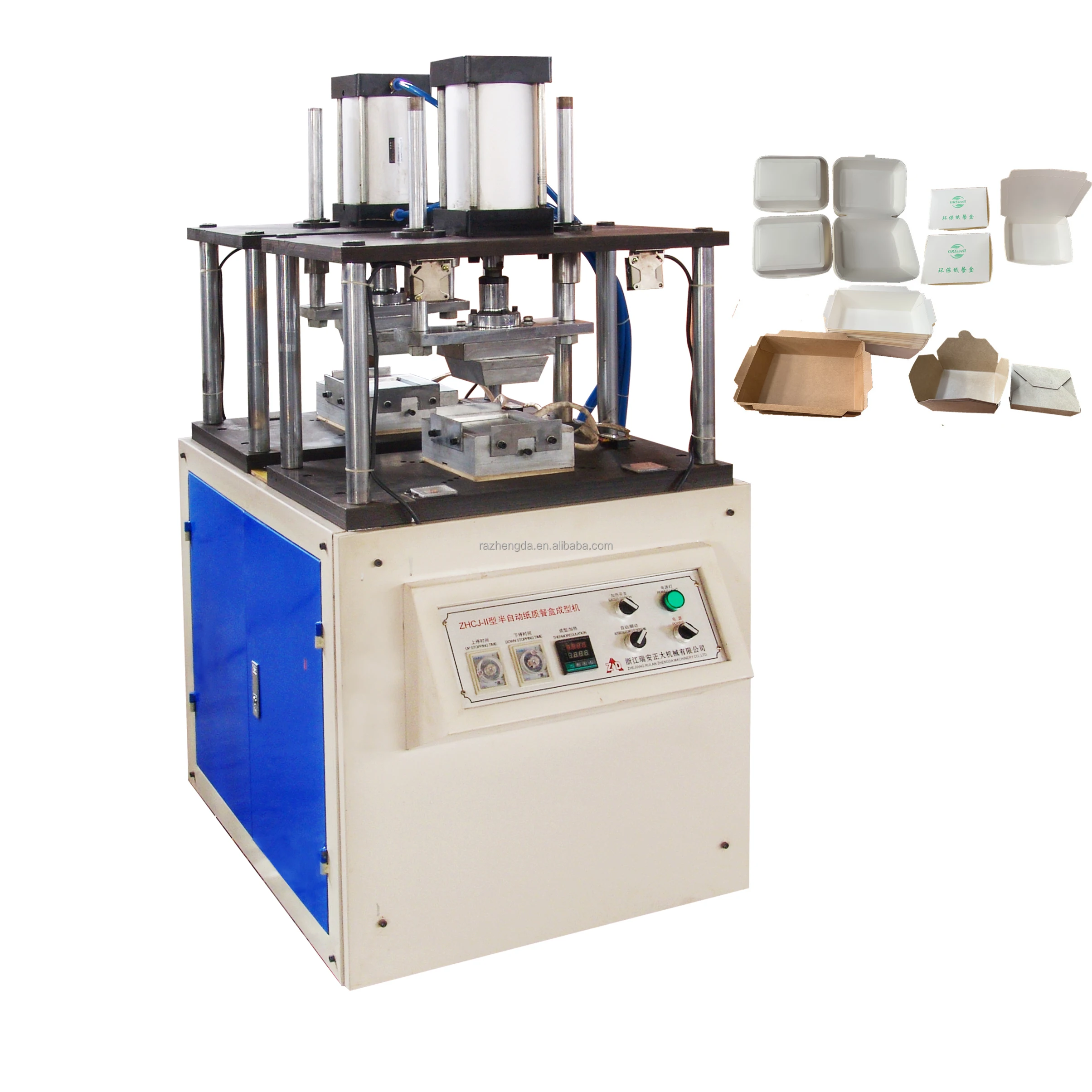 Paper Dinner Box /tray/ Container  Making Machine Manual Type