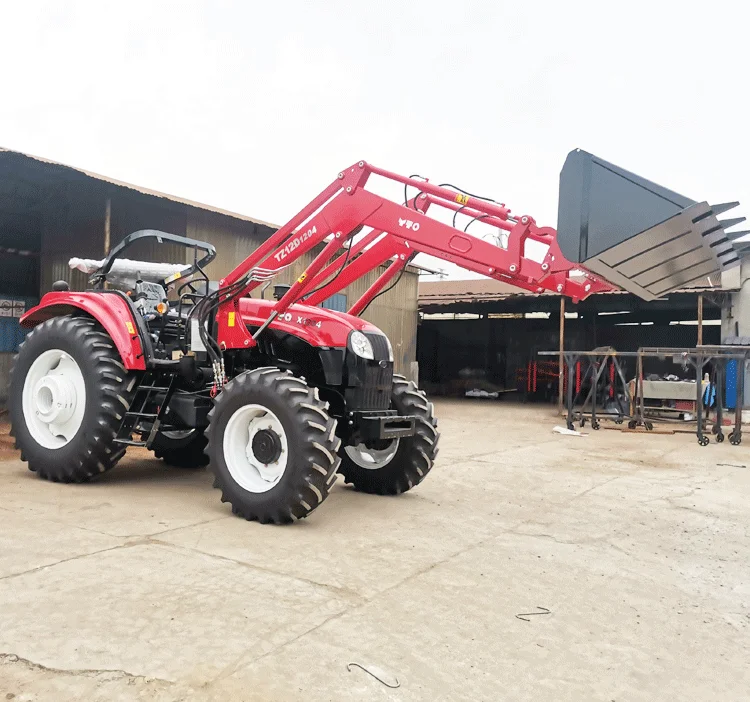 Ce Certification Front End Loader Tractor with Grapple Bucket
