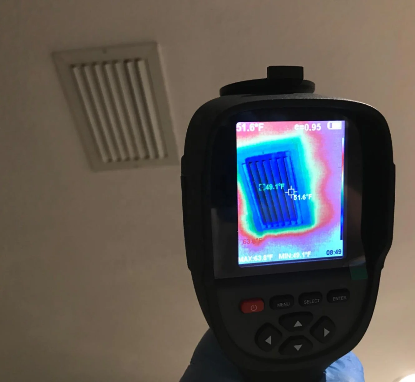 Water Leakage Detection Of Infrared Thermal Imaging Camera Ht-18