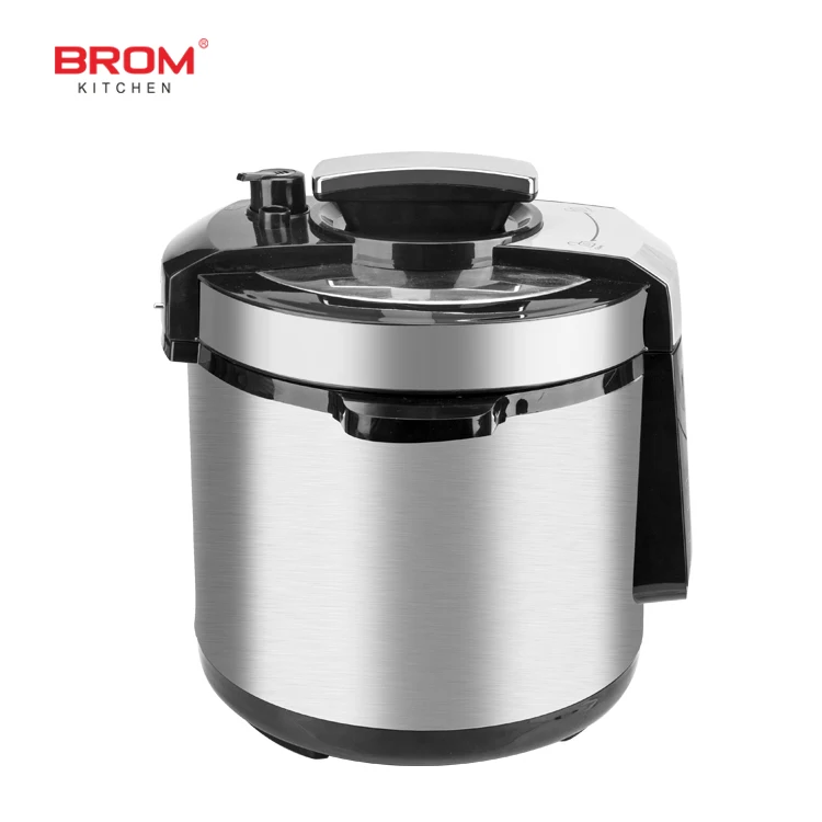 6L Programmable Electric Pressure Cooker LED Display Stainless Steel Housing Aluminum Inner Pot for Home Hotel Cooks Rice More