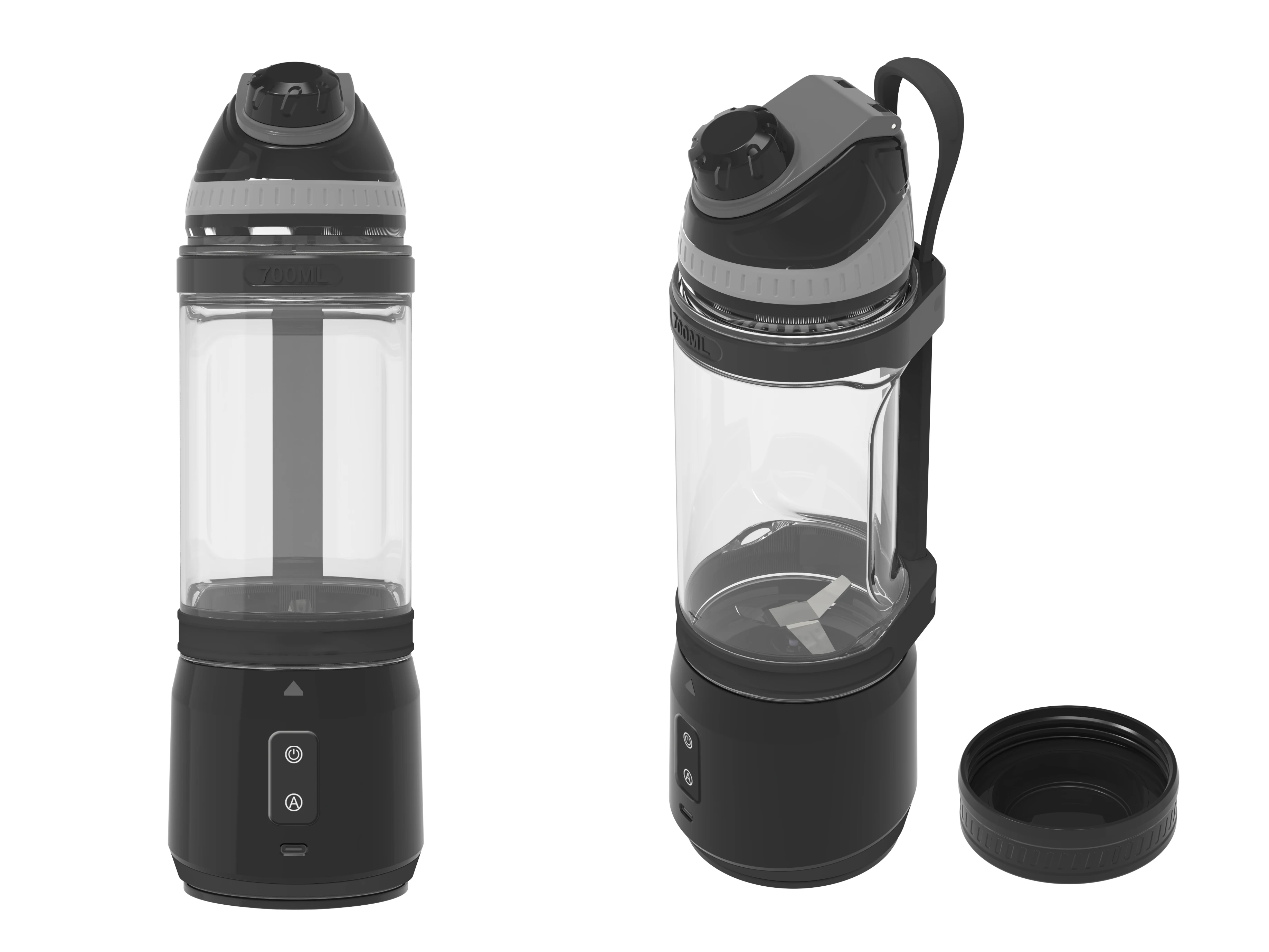 2024 Portable Blender for Shakes and Smoothies 700ml 12V  Electric Juicer Mini Portable Blender Fruit Mixers