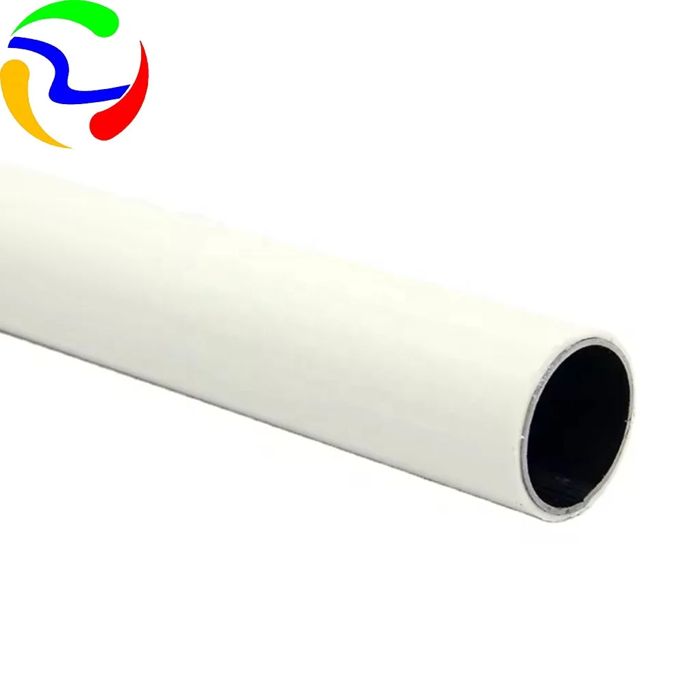 High Quality Customizable Inner Outer Plastic-Coated Composite Lean Pipe Turnover Cart Round Shape Color Coated Lean Tube