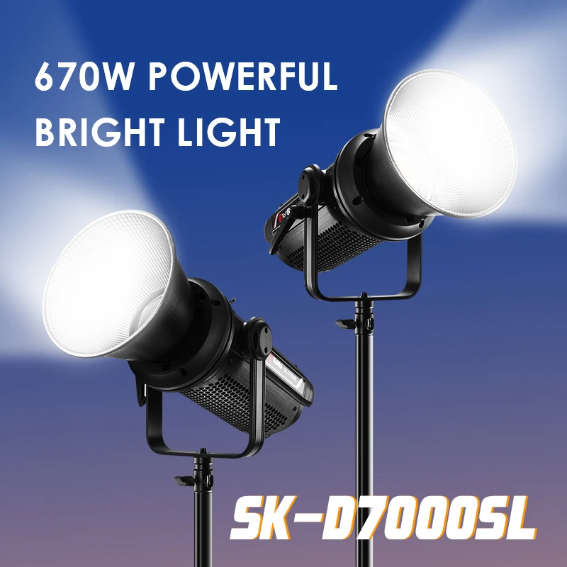 Tolifo 700W LED Video Light SK-D7000SL Professional 5600K Daylight 