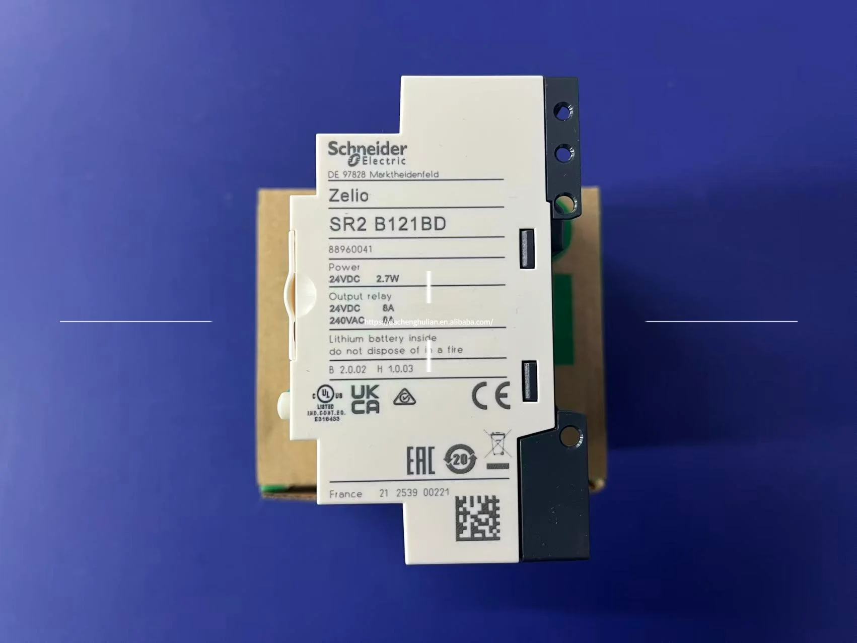 Sch Relay Module Sch-neider Zelio Logic SR2 Series SR2B121BD PLC Compact Smart Relay ...