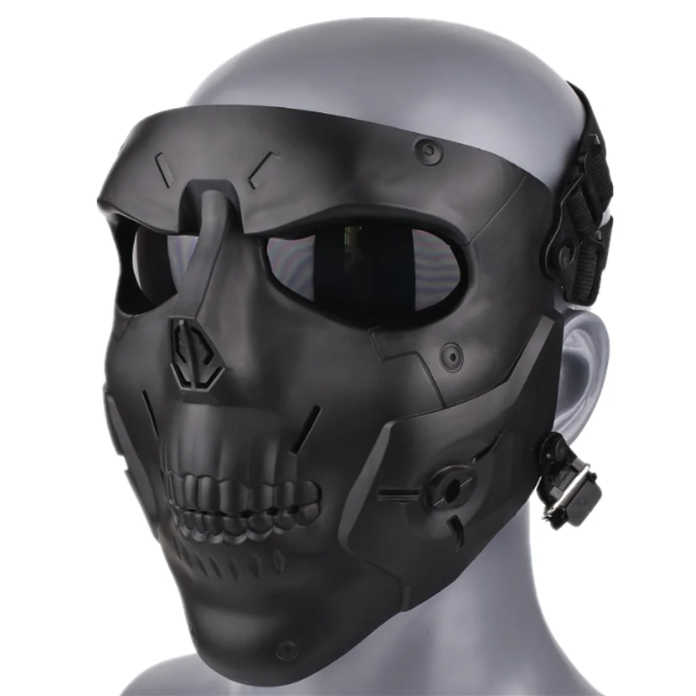 Tactical Masks With PC Lens Paintball Games CS Field Mask Hunting Motorcycle Cycling Full Face Mask