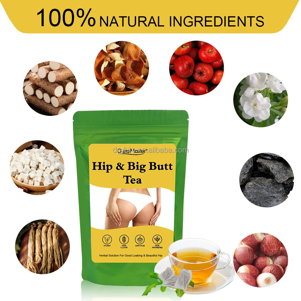 Herbal Supplements Hip Big Butt Enlargement Tea Bigger Butt Buttock Firming Lifting Herbs Tea
