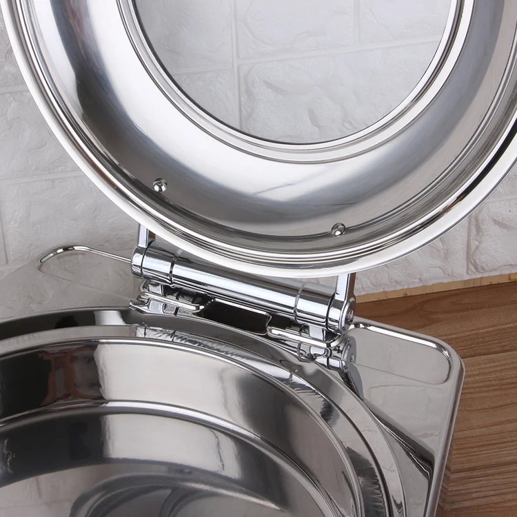 Economy Stainless Steel Buffet Display Chafing Dish Hotel Equipment Food Warmer Chafer Dish Buffet Set_3