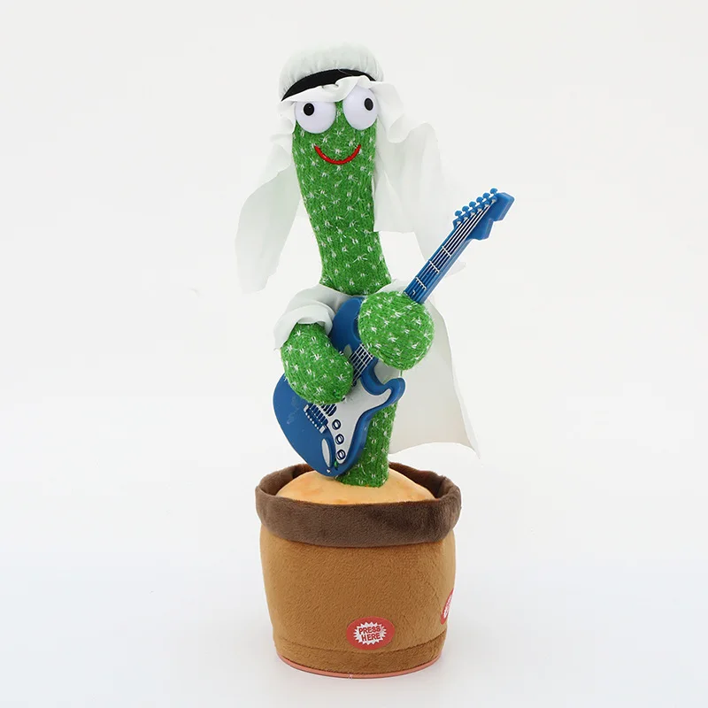Dancing Talking Singing Cactus Toy Mariachi Costume, OEM