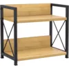 Wrought Iron Double-Layer Shelf