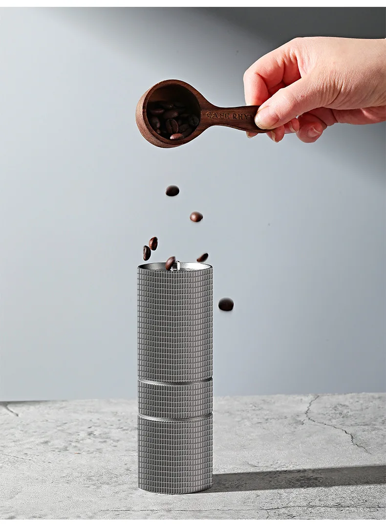 Portable Stainless Steel Adjustable Setting Coffee Bean Hand Grinder