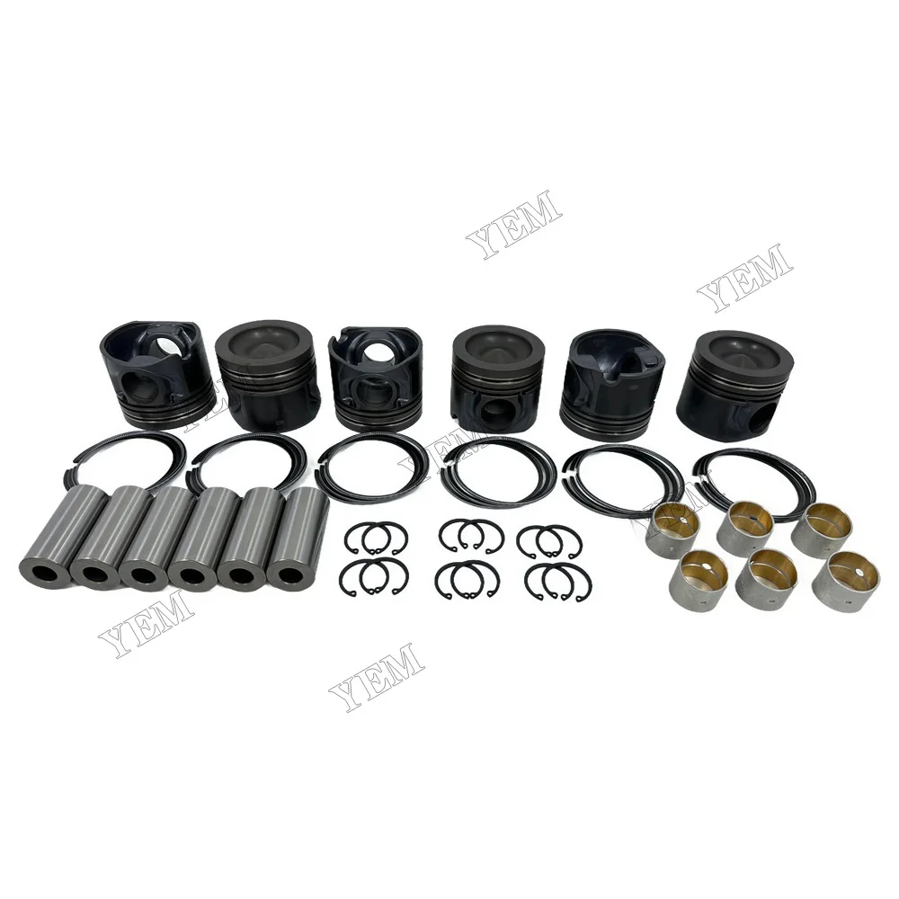 High Performance Pistons Set With Cylinder Piston Ring Suitable for Caterpillar C7 Engine Parts 3