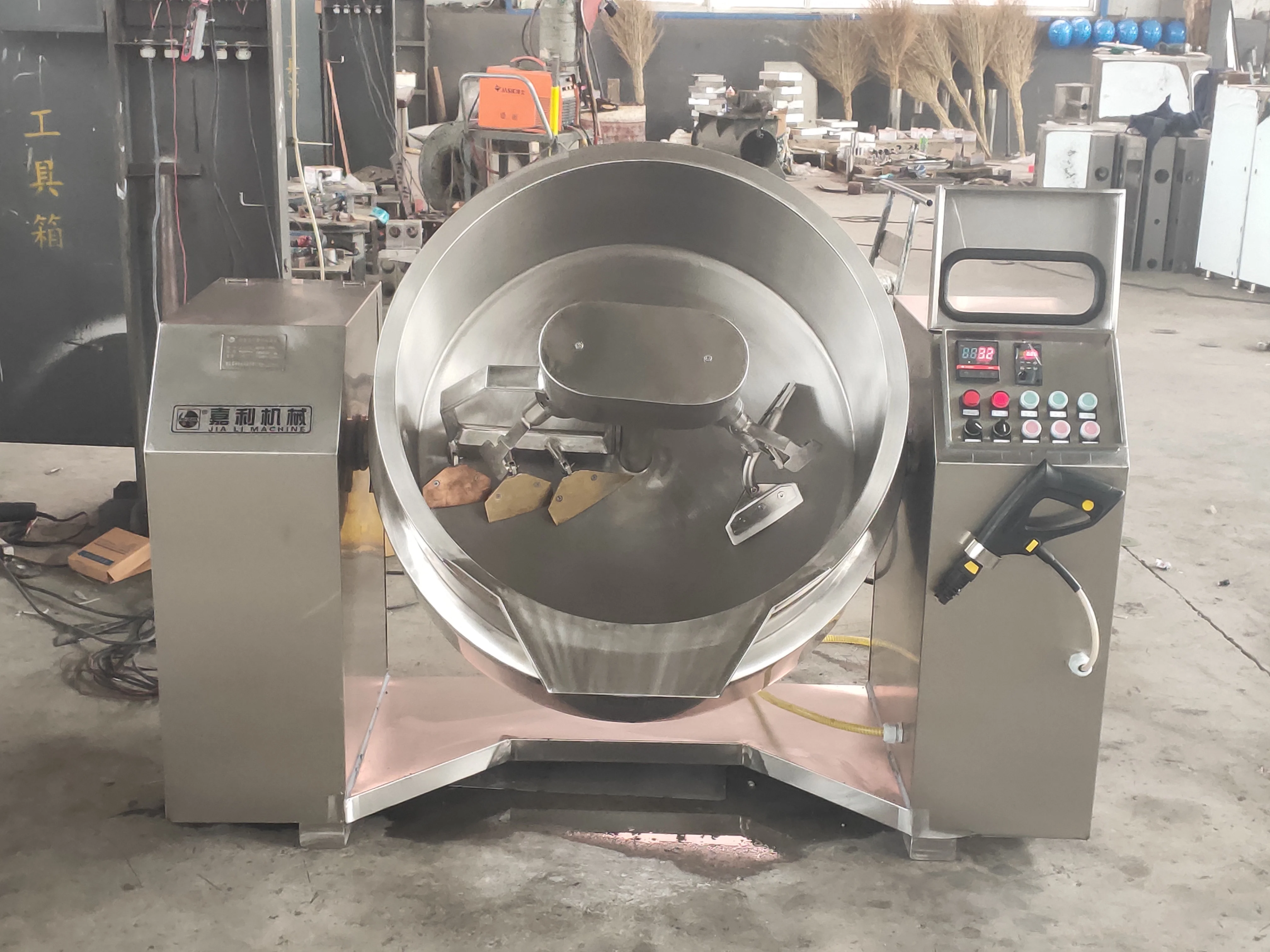 Индукционная модель электромагнитного нагрева планетарного перемешивания приготовления пищи автоматический жаккардовый