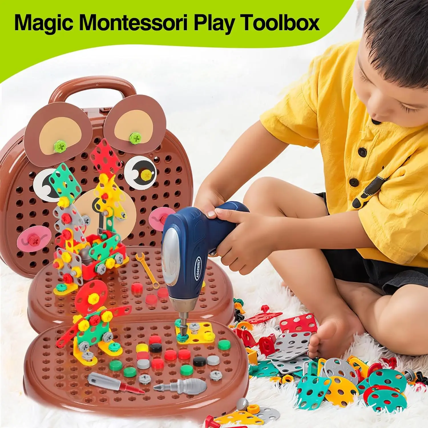 Alibaba.com: GL Drill Screw Tool Set 3D Mosaic Plastic Puzzle Toy ...