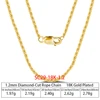 1.2mm-18K Gold Plated