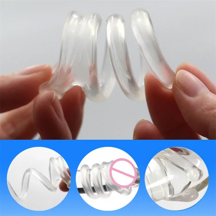 Bague Coq Extensible En Gel De Silice - Pour Homme, Diamètre Intérieur 3.7 Cm