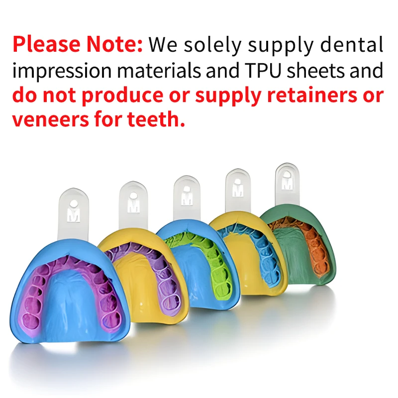 Huaer Blue Mailer Box Making Snap on Veneers Smile Find Mold Putti Dental Trays Impression Material Putty Teeth Molding Kit
