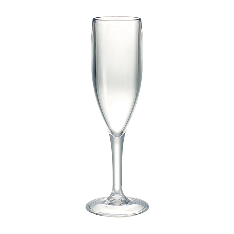 Wholesale Champagne Glasses 170ml Tall Stem Pc Tulip Glass 6oz Clear