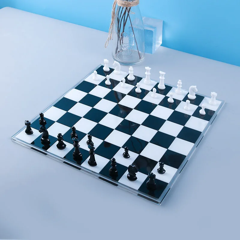Oprolbaar siliconen rubberen schaakbord 5,7cm - Webwinkel