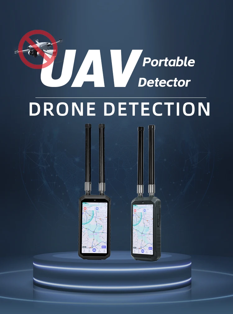Handheld UAV Detection System Long Range 1-3km Positioning FPV DJI ...