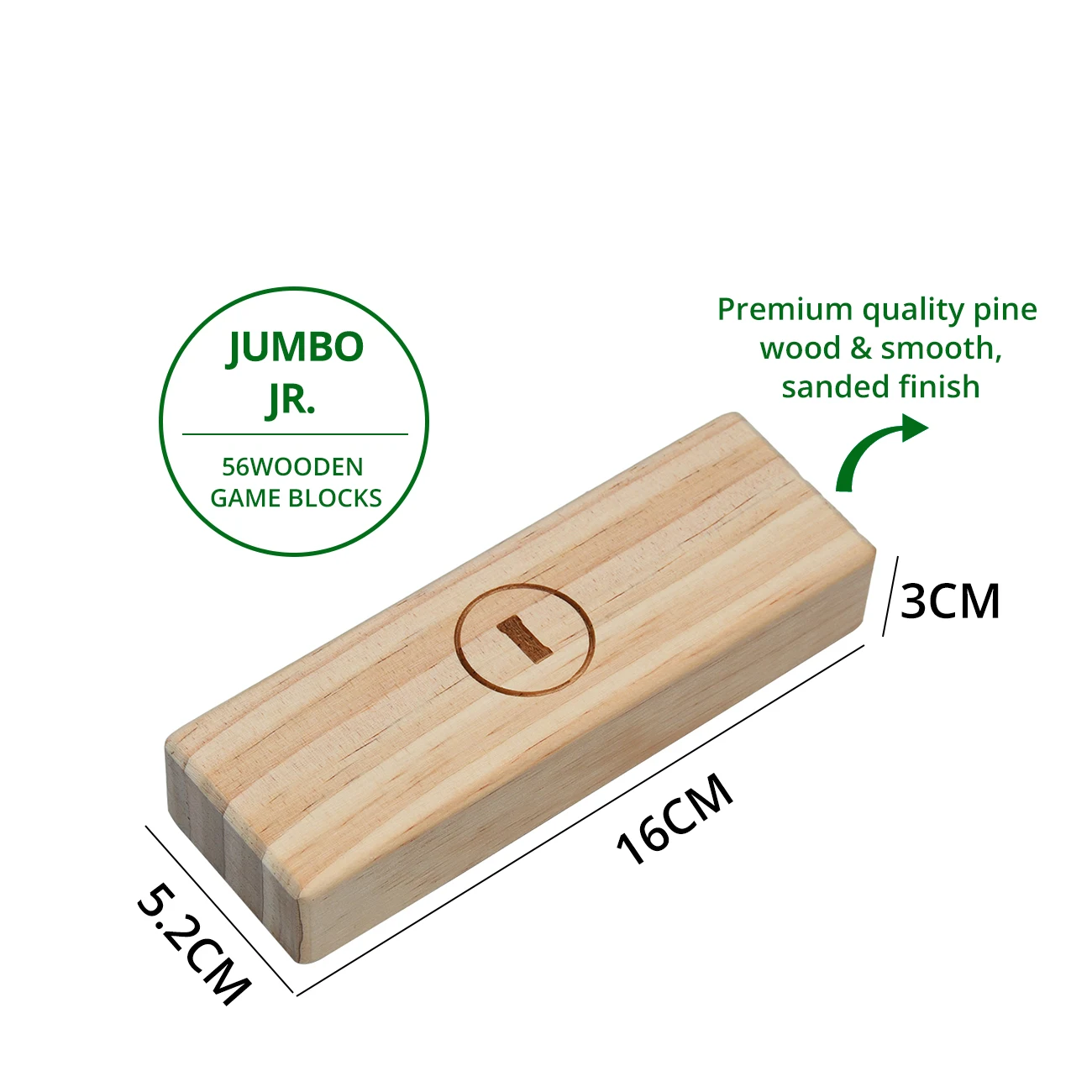 58 Piece Wooden Educational Block Game Tumble Towers