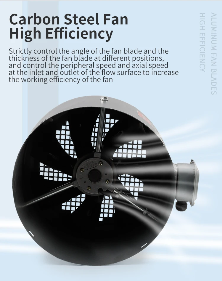 Explosion-proof Axial Cooling Fan, 380 V, Electric - detail 10
