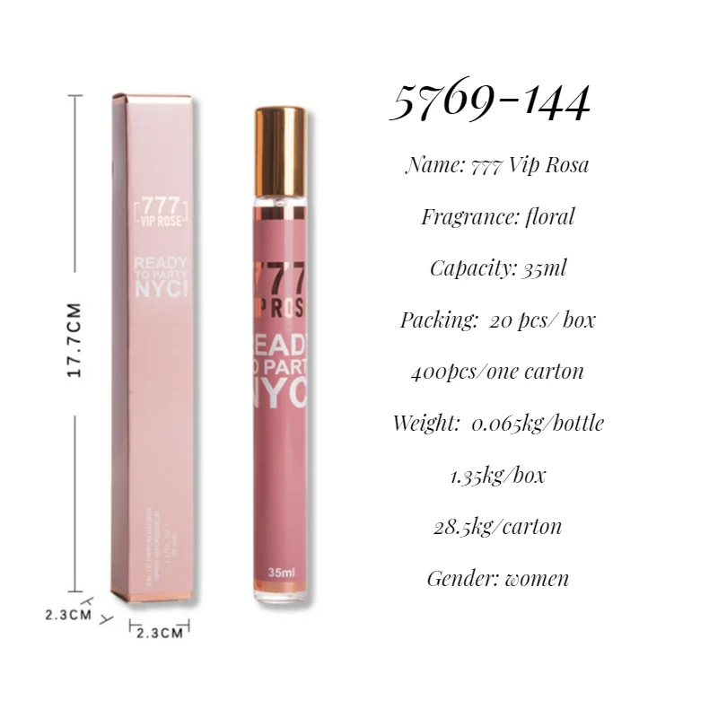 Fragrance 777 Vip Rose Carolina Herrera 212 VIP Rosé Elixir Eau De