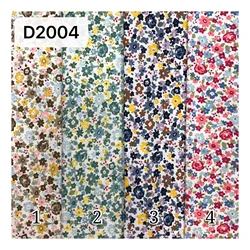 Selling stock women child 2021 trend floral flower 100%cotton daisy print fabric for dress