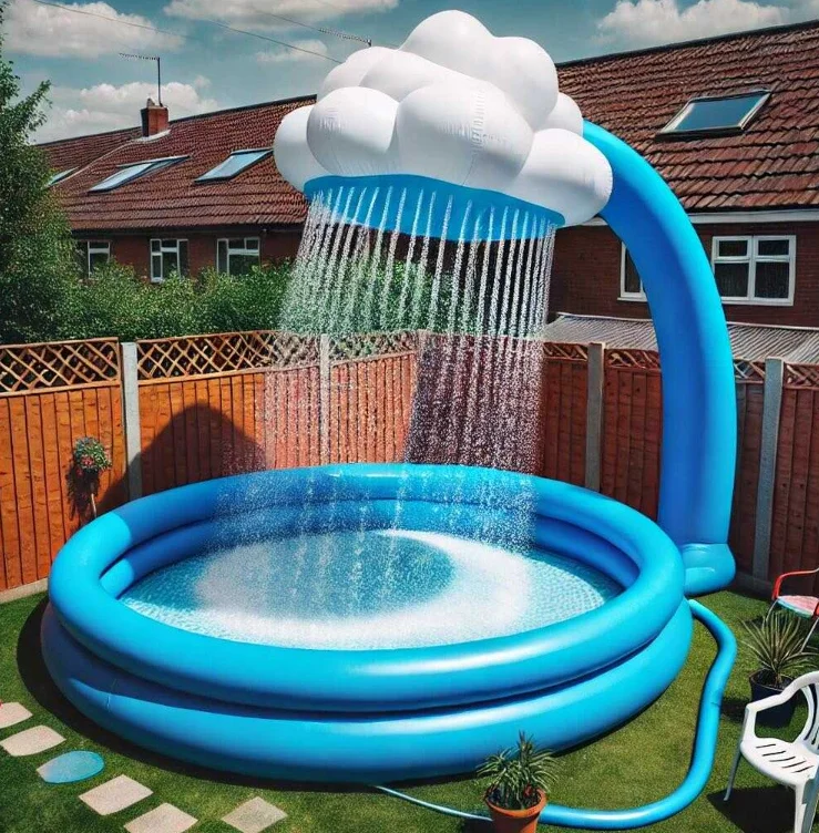 New Design Customized Outdoor Swimming Pool Inflatable Water bar Tent Party Pub Tent for Backyard Inflatable Pool bar Tent