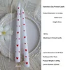 White - Small Red Heart