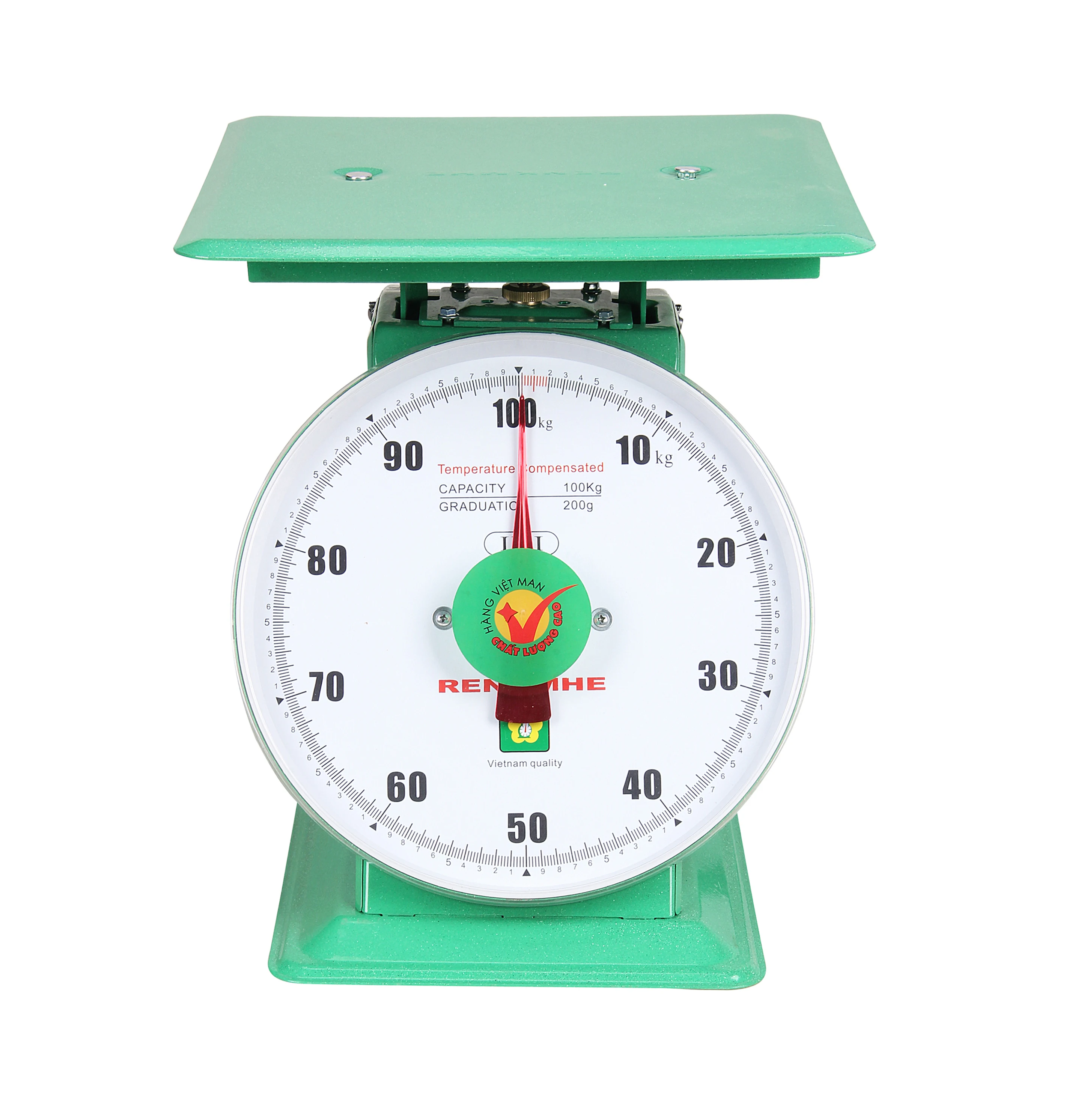 Commercial Mechanical Dial Spring Scale Kitchen Supplies Scale with Platform 100kgs