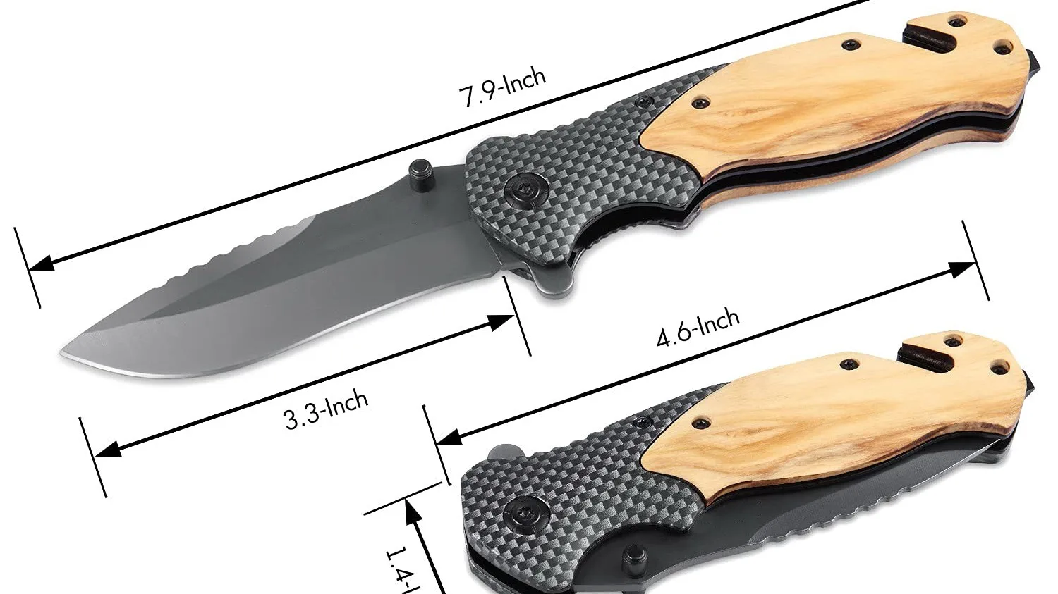 Folding Hunting Knife Cool Folding Knife X50 Steel Wild Use Folding