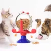 Fortune Wheel Cat Treat Toy - Royal Blue