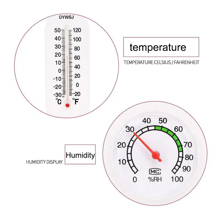 Wall Mounted Thermometer For Indoor Outdoor Home Garden Planting
