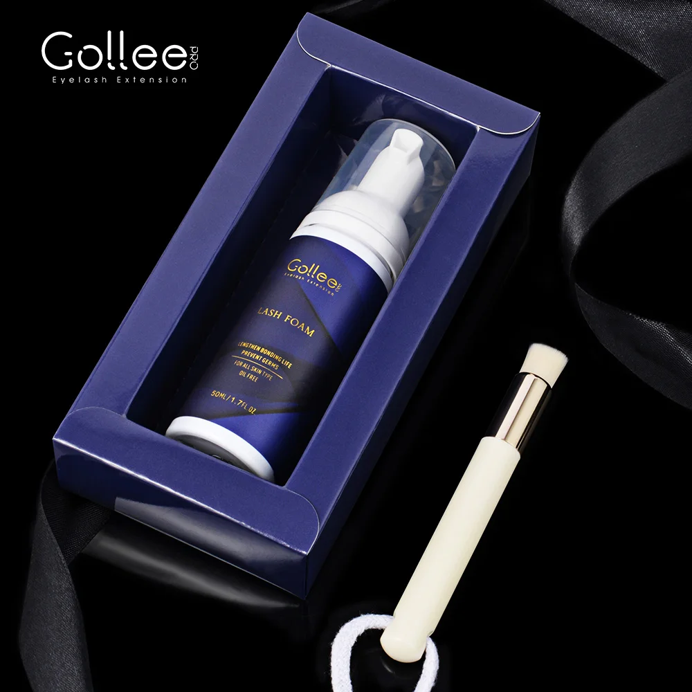 Gollee Ultra Gentle Daily Lash Foaming Shampoo for Eyelash Extensions