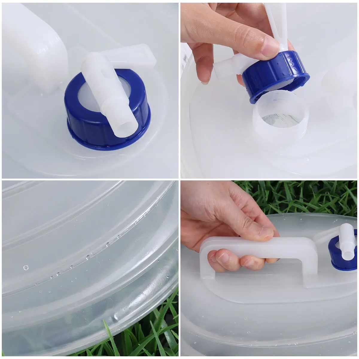Outdoor picnic hiking camping accessories folding bucket folding water container