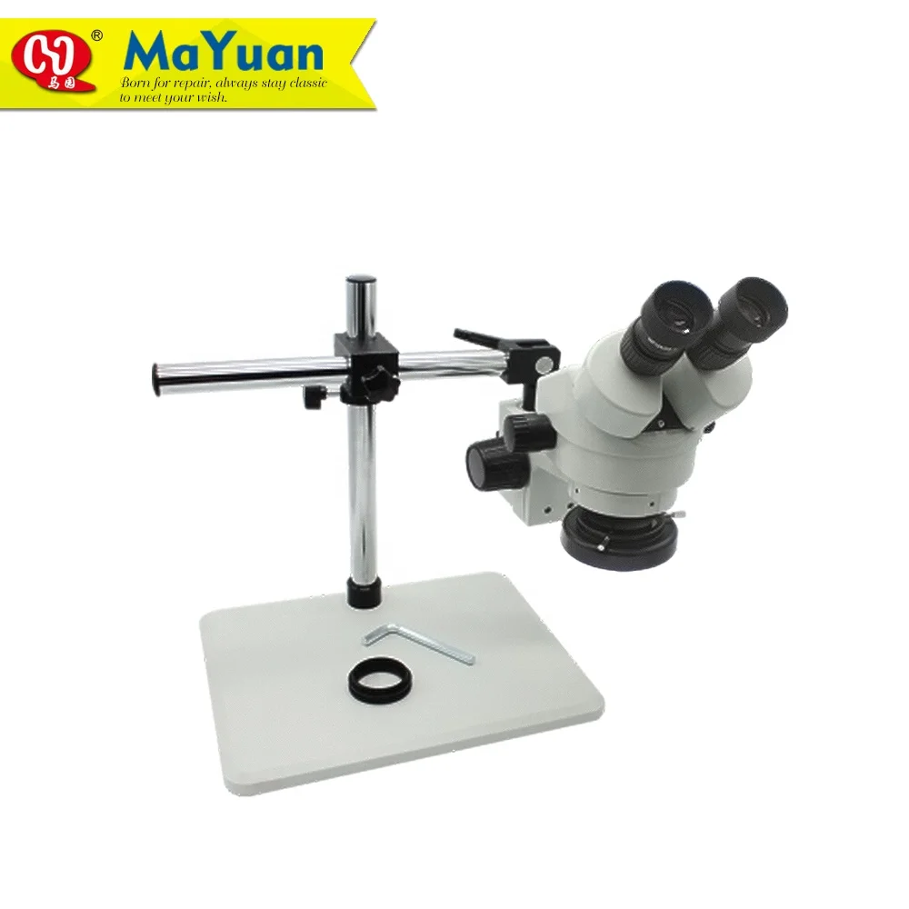 Бинокулярный стерео микроскоп 7-45X с вращающейся подставкой