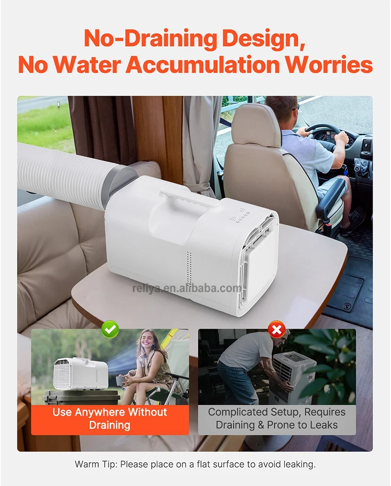 Quick Cooling Portable air Conditioner Indoor Outdoor for Summer Mobile ...