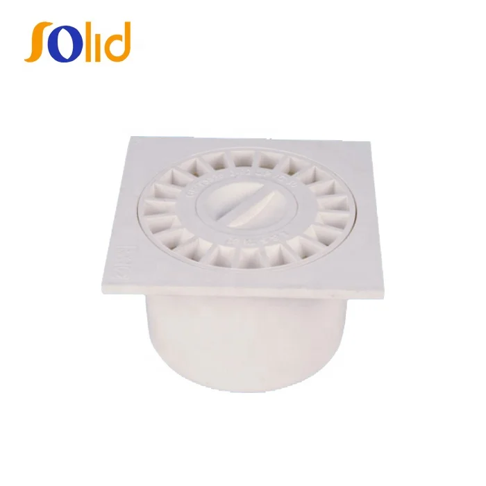 Drainage System UPVC Plastic Material PVC Bell Trap Floor Drain