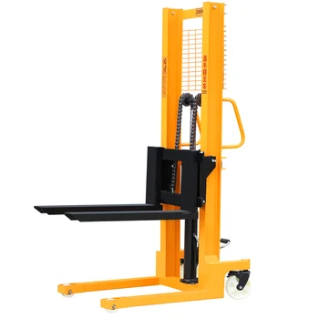 high efficiency Hand Truck hydraulic pallet lift Forklift Machine with low price manual stacker