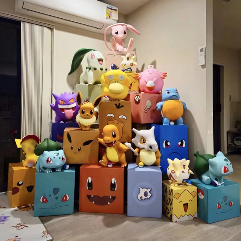 Pokemone 1:1 Large Size Angry Charmander Statue Action Model Toy Cartoon Anime Figurines Cute Pokemone Figures