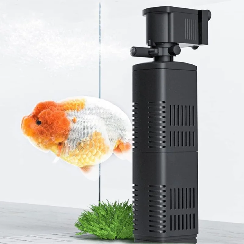 Jeneca Internal Aquarium Filter Submersible Power Fish Tank Filter with Adjustable Water Flow Quiet Aquarium Filtration System