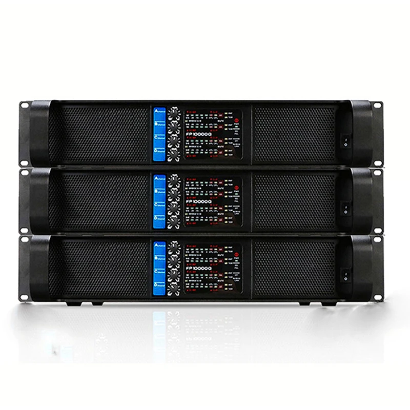 Pro Audio 2u Class d Power Amplifier Digital 4 Channel Class D 4 X 1300w Fp10000 Touring Sound High Power Amplifiers