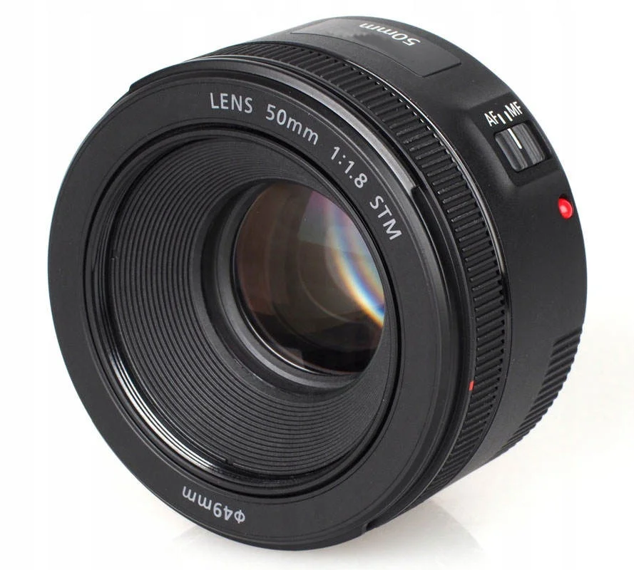 Canon 50mm F1.8 STM Lens - Standard Prime for DSLR Cameras