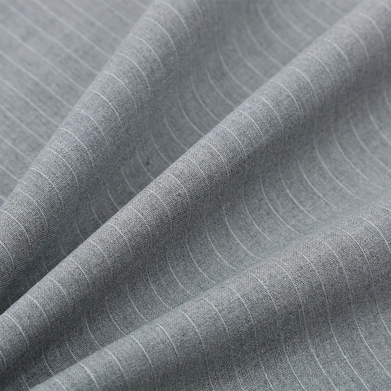 Tela de uniforme de poliéster para hombre, rayón, viscosa, TR, a