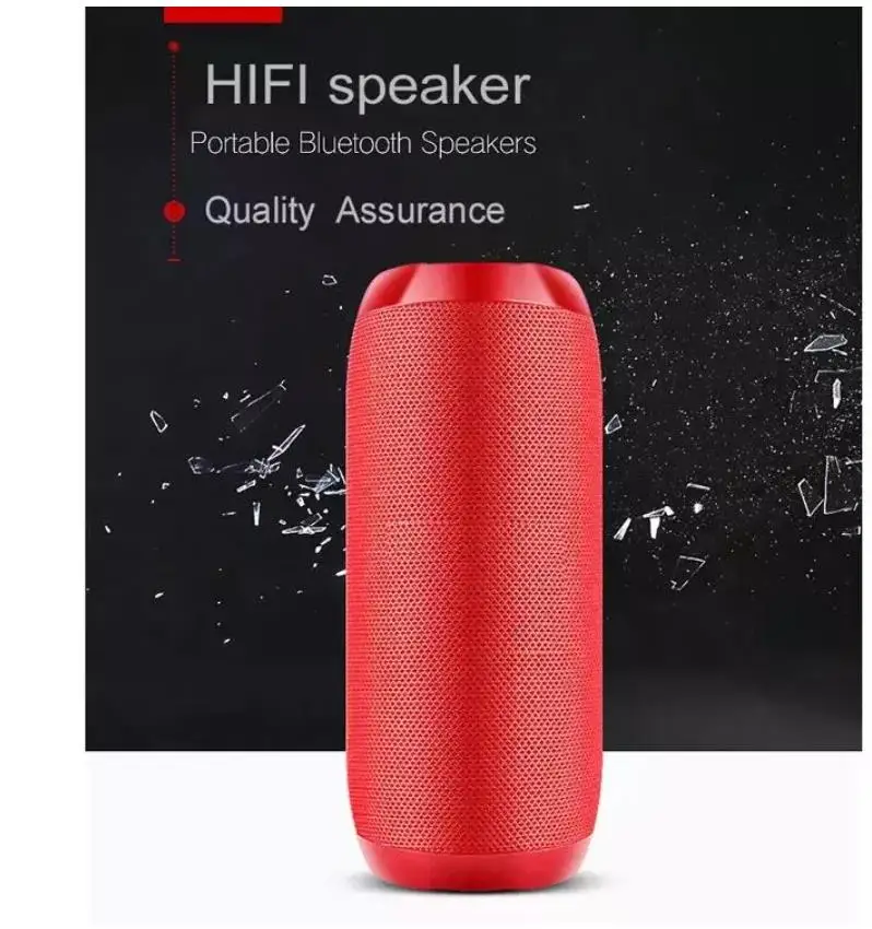 2020 Mini Portable Wireless 117 Speaker Bass Waterproof Outdoor BTMobile Music Tg 117 Speaker With Fm Radio - ANKUX.COM